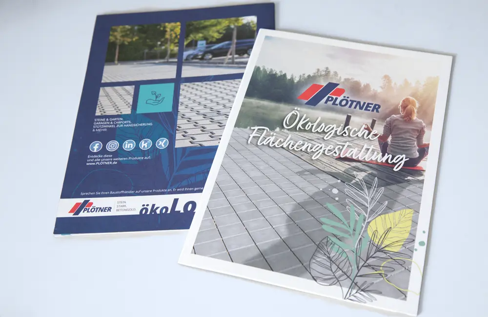 Grafikdesign | Ökopflaster Katalog Carl Plötner GmbH